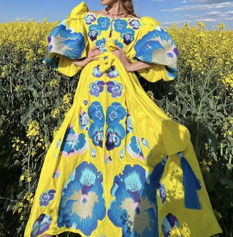 Ethnic 2025 yellow dress