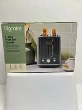 Figmint 2-Slice Wide Slot Toaster with Auto Shut-Off & High Lift Lever #C269
