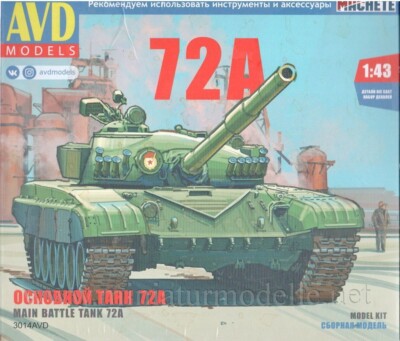 1:43 T 72 A Panzer Militär NVA CA DDR Russische Tank Warschauer Pakt Kit OVP NEU
