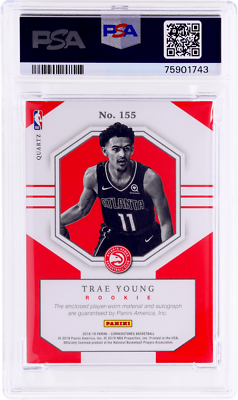 2018 Panini Cornerstones Trae Young /49 PSA Auth/10 Rookie RC | eBay