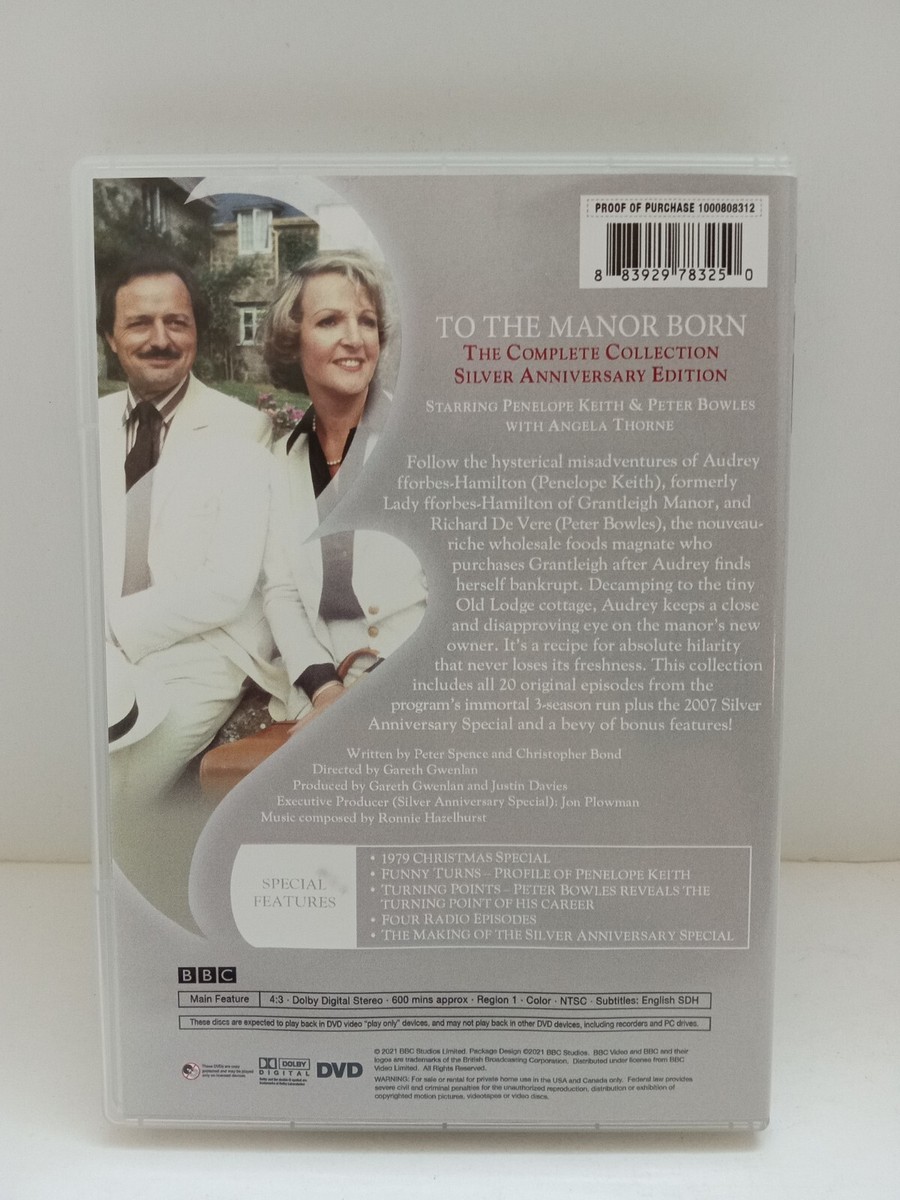 To The Manor Born: The Complete Collection DVD 2021 BBC 5 Disc Set