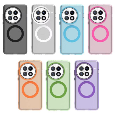 For OnePlus 13 1+13 1Plus13 Frost Matte Magnet TPU Gel Skin case cover