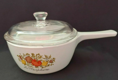 Corelle SPICE of LIFE Pint Menuette Pan Skillet w Clear Pyrex Lid