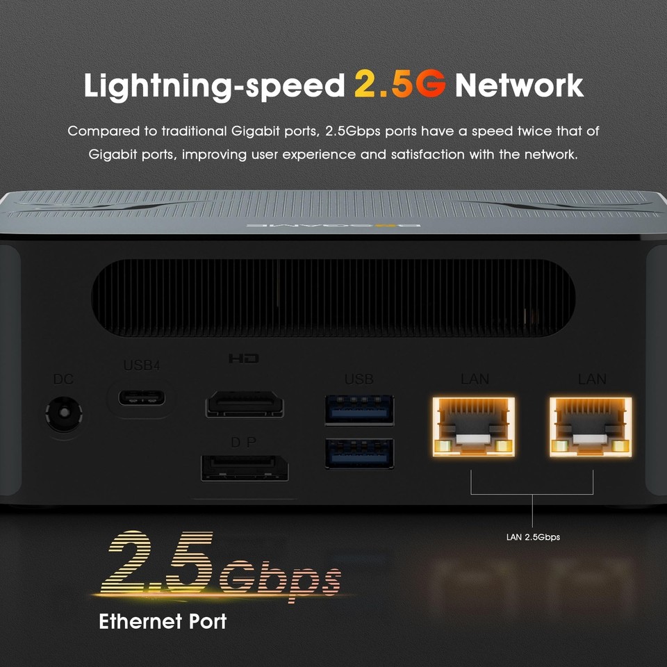 Mini Gaming PC M1, Mini PC Ryzen 7 7840HS (8C/16T,Max 5.1GHz), 32GB ...