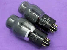 (2) RCA JAN-CRC-6Y6G VT-168A Military Stock Power Tubes Tested Pair