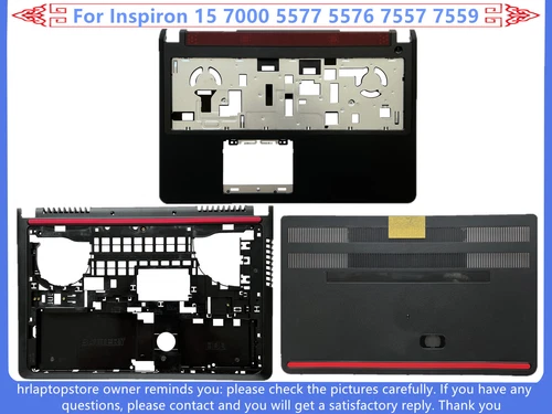 For Dell Inspiron 15 7000 5577 5576 7557 7559 Upper Case Palmrest / Bottom Cover