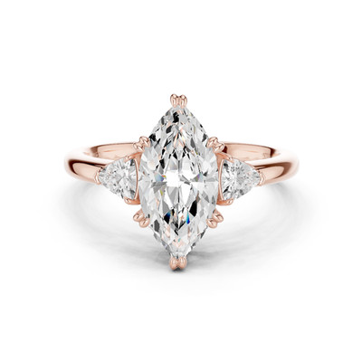 TCW 2,4 Ct Lab Grown Diamond Ehering | Timeless Fine Jewelry 925 Silver