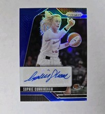 2024 Panini Prizm WNBA - Signatures Sophie Cunningham #SG-SC Blue Prizm /75 (AU)
