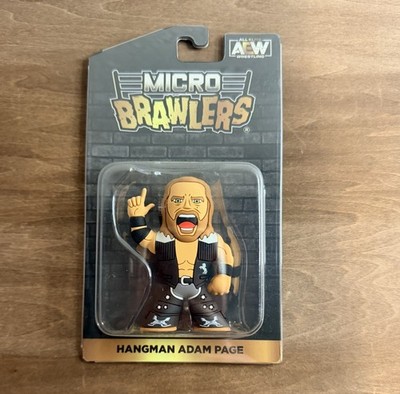 Micro Brawlers HANGMAN ADAM PAGE Mini Figure AEW ProWrestlingTees
