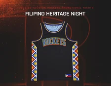 Houston Rockets Filipino Night Theme Jersey SZ XL 12/5/25