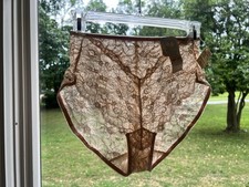 Vintage Wacoal 84953 Sissy High Waisted Floral Lace Panties Sz Lg