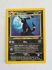 Umbreon 13/75 Neo Discovery Moonbreon Holo WOTC Pokemon Card 2001 - Light Play