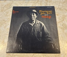 Mississippi John Hurt. Today! EX Vinyl LP. 1966 Original. Early Press. 1A/1A. 