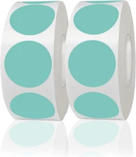 Colored Dot Stickers, 1 Inch Circle Color Code Label, Waterproof Garage Sale Sti