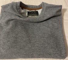 Jachs New York Men's Crew Neck Long Sleeve Fleece Sweatshirt, Grey, Size XL