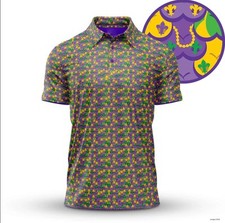 Phat Tuesday Print Custom Polo Shirt Size S-5XL