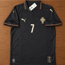 Cristiano Ronaldo Nueva Jersey CR7 Negro Portugal 25-26 Talla M