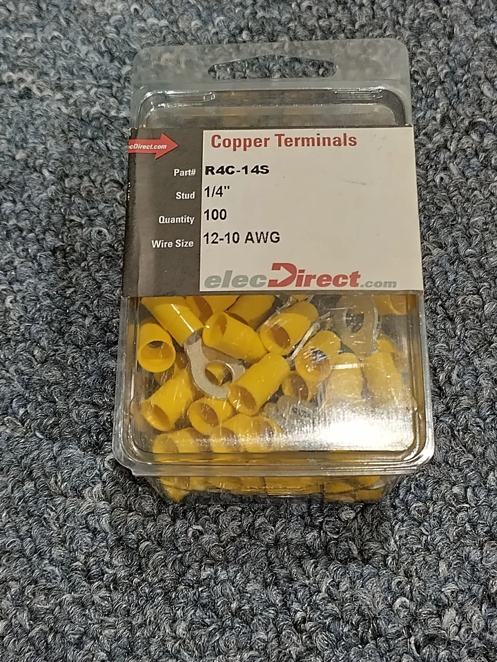 New Copper Terminals R4C-56, R4C-14S, R4C-10 - Ring Crimp Terminals Bundle - Image 4 of 4