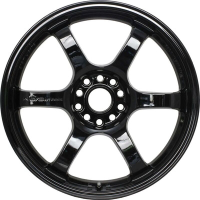 Rays Gram Lights 57DR 15x8 +35mm 4x100 Gloss Black Wheel