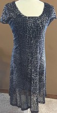 Ladies Snow Leopard Print Party Dress By Karen Kane Size Medium (size 8)