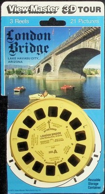 London Bridge Lake Havasu City Arizona 3d View-Master 3 Reel Packet