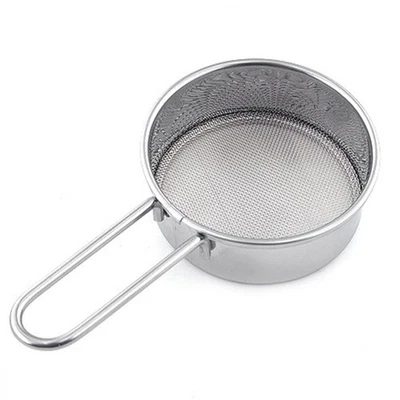 Tamis De Cuisine Farine Thé Huile Sucre Passoire Maille Filtre Acier Inoxydable - Photo 1/4