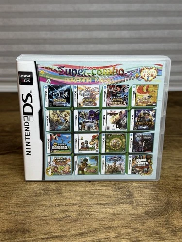 Nintendo DS & 3DS Super Combo Pokemon Mario (208 Games In 1 Cartridge)
