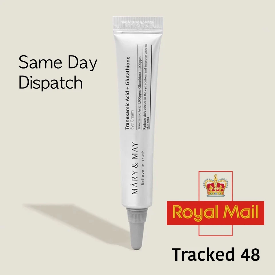 MARY & MAY Tranexamic Acid + Glutathione Eye Cream – 12 g. Brighten and Nourish