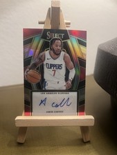 Panini 2023-24 Select Signature Selections Amir Coffey Autograph Prizm SSS-COF