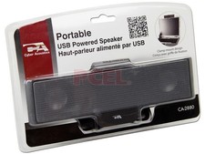 Cyber Acoustics CA-2880 USB Powered Portable Computer Speakers 2.0 NEW