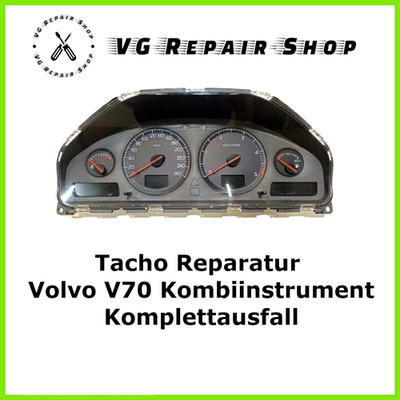 Volvo V70 Kombiinstrument Tacho Komplettausfall  Tachoreparatur 