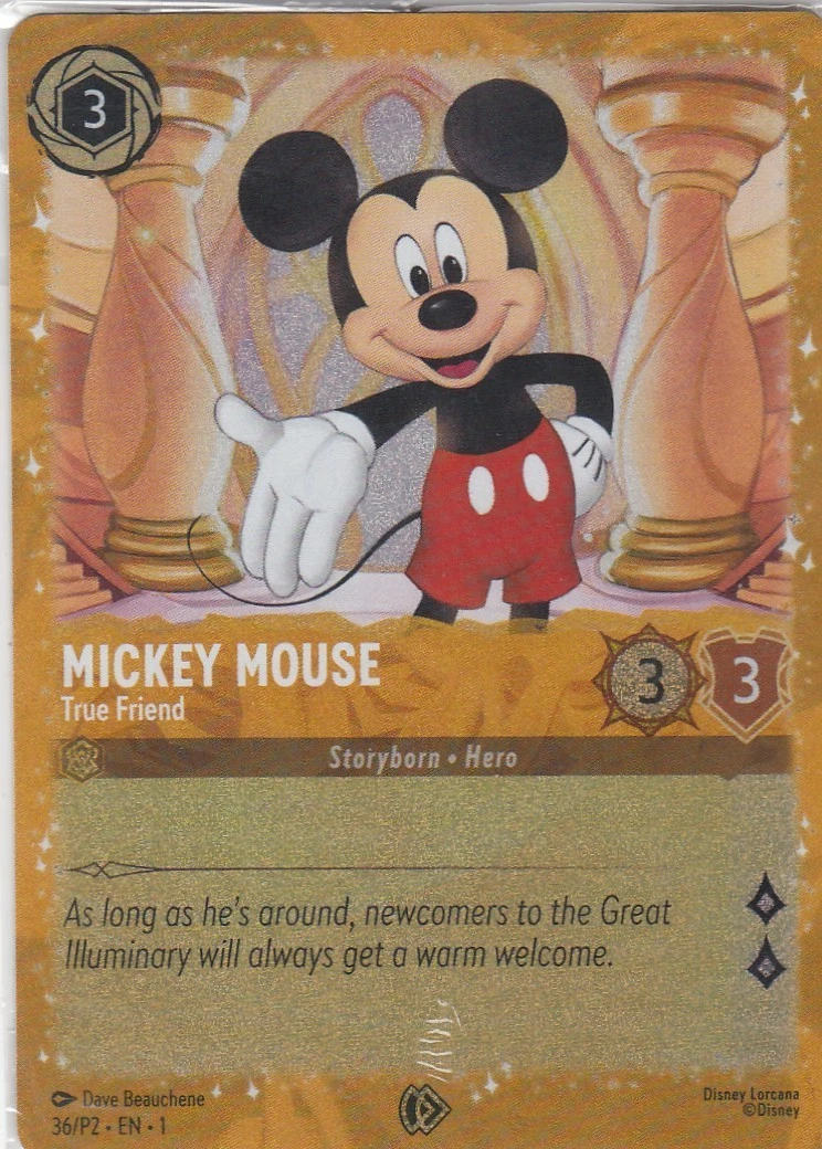 ロルカナ ミッキーマウス True Friend 36/P2-EN-1 プロモ Mickey Mouse
