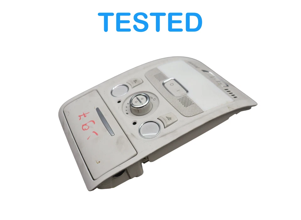 09-17 Audi A4 Q5 A5 Delantero Superior Interior Domo Luz Interruptor Fabricante Original Foto 3 de 4