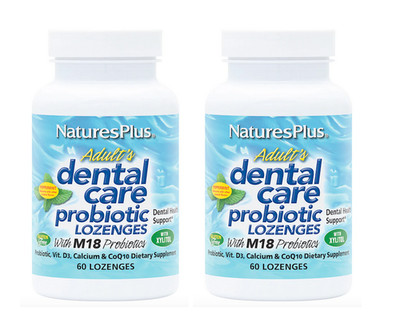 Nature's Plus Dental Care Probiotic 60 lozenges (2 PACK)
