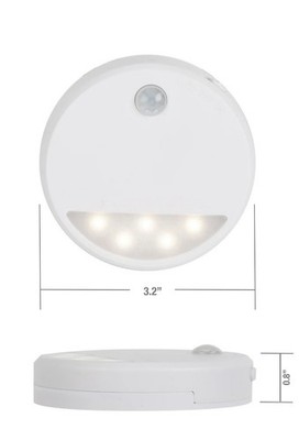 Battery Powered Motion Activated LED Under-Cabinet Light 2-Pack, 4145VN