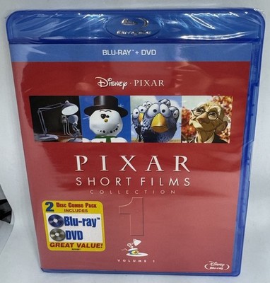 Disney Pixar Short Films Collection Volume 1 Blu-ray + DVD   2 Disc - New