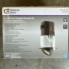 Commercial Electric Premium Downlight 3 in. 2700K - 5000K Dark Bronze Gimbal Kit