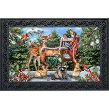 Briarwood Lane Snow Day Friends Doormat