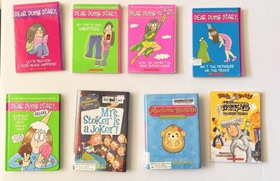 Children s Books Lot Dear Dumb Diary Jim Benton Scholastic 8 Books Mixed Set