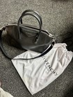 Givenchy Antigona Small Black Leather Satchel Top Handle, Strap, Dust Bag