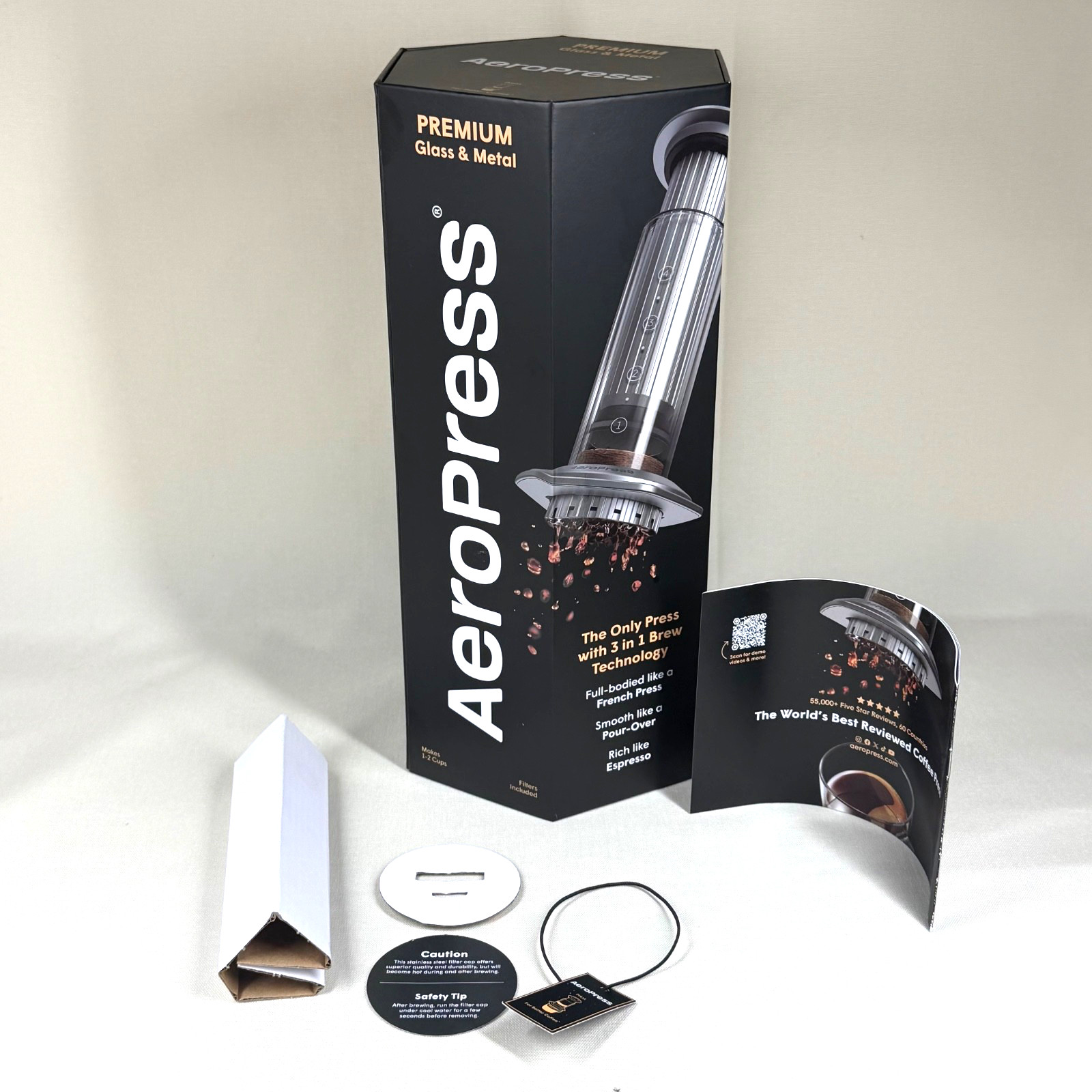 Premium Glass Coffee Maker Retail Packaging | Retail Box