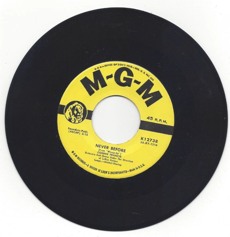 CONNIE FRANCIS, "MY HAPPINESS" - Image 4 of 4