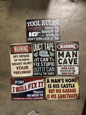FUNNY HUMOR 8x12 Metal/Tin Signs - 7 Pack - W076