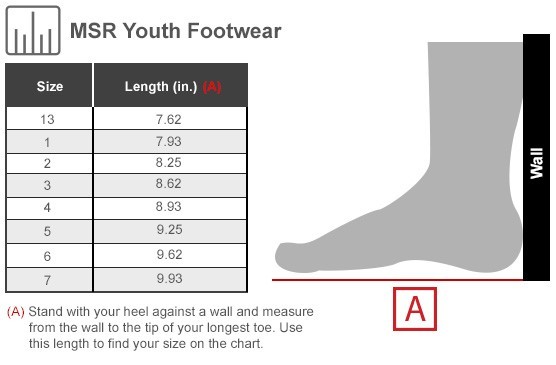 MSR&trade; Youth M3X Motocross / Dirt Bike Boots Size 1, Red/White/Blue