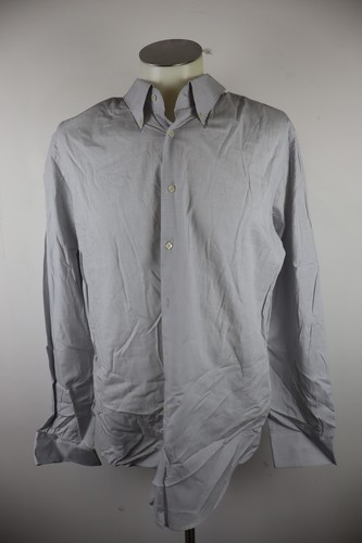 Trussardi, TRUSSARDI COTTON SHIRT SHIRT MENS SIZE 2XL MAN VINTAGE CASUAL LONG SLEEVE LOGO