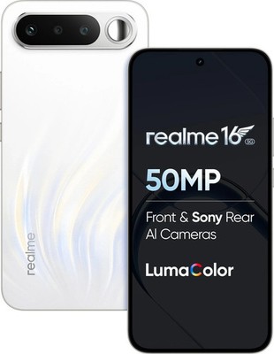 realme 16 5G (White, 256 GB 12GB RAM) Dimensity 6400 Turbo 6.57''  Factory Unlock
