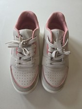 Ladies Pink / White Sketchers Size 4