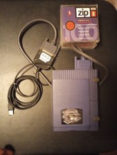 Iomega Zip Portable External Drive Z100P2 with & date cable Only&6 Used Disks