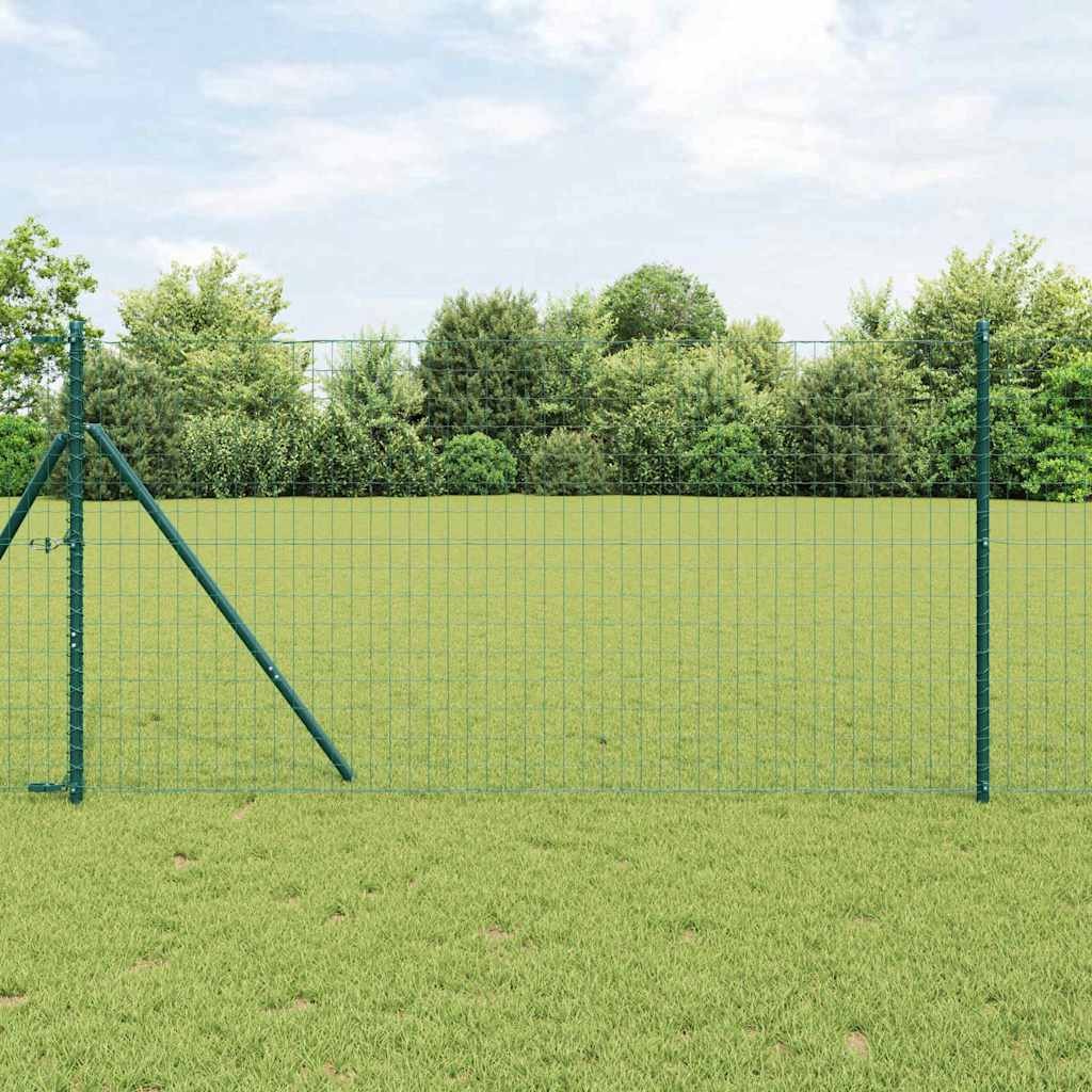 Rete Euro 1x25m Ferro PVC Verde - Specifiche Professionali Recinzione