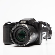 Nikon COOLPIX L340 20.2 MP Digital Camera - Black TESTED WORKING DIGICAM Bridge